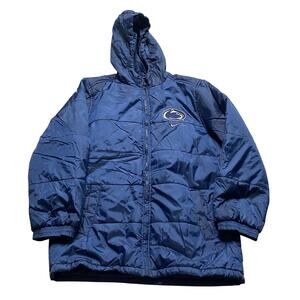 Vintage Nike Team Penn State University Nittany Lions Puffer Jacket Womens XL